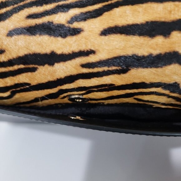 MICHAEL MICHAEL KORS Logo Calf Hair Heather Shoulder Bag - Picture 10 of 11